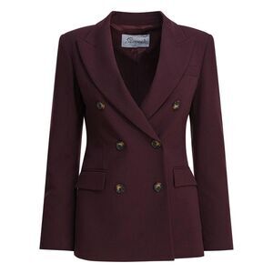 SEMPER Women's Double-Breasted Blazer Jacket Women BORDEAUX Coats & Jackets